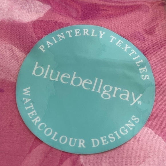 BlueBellGray Twin / Twin XL Dorm Duvet Cover Sham Set Pink Fleur Watercolor New - Picture 4 of 6